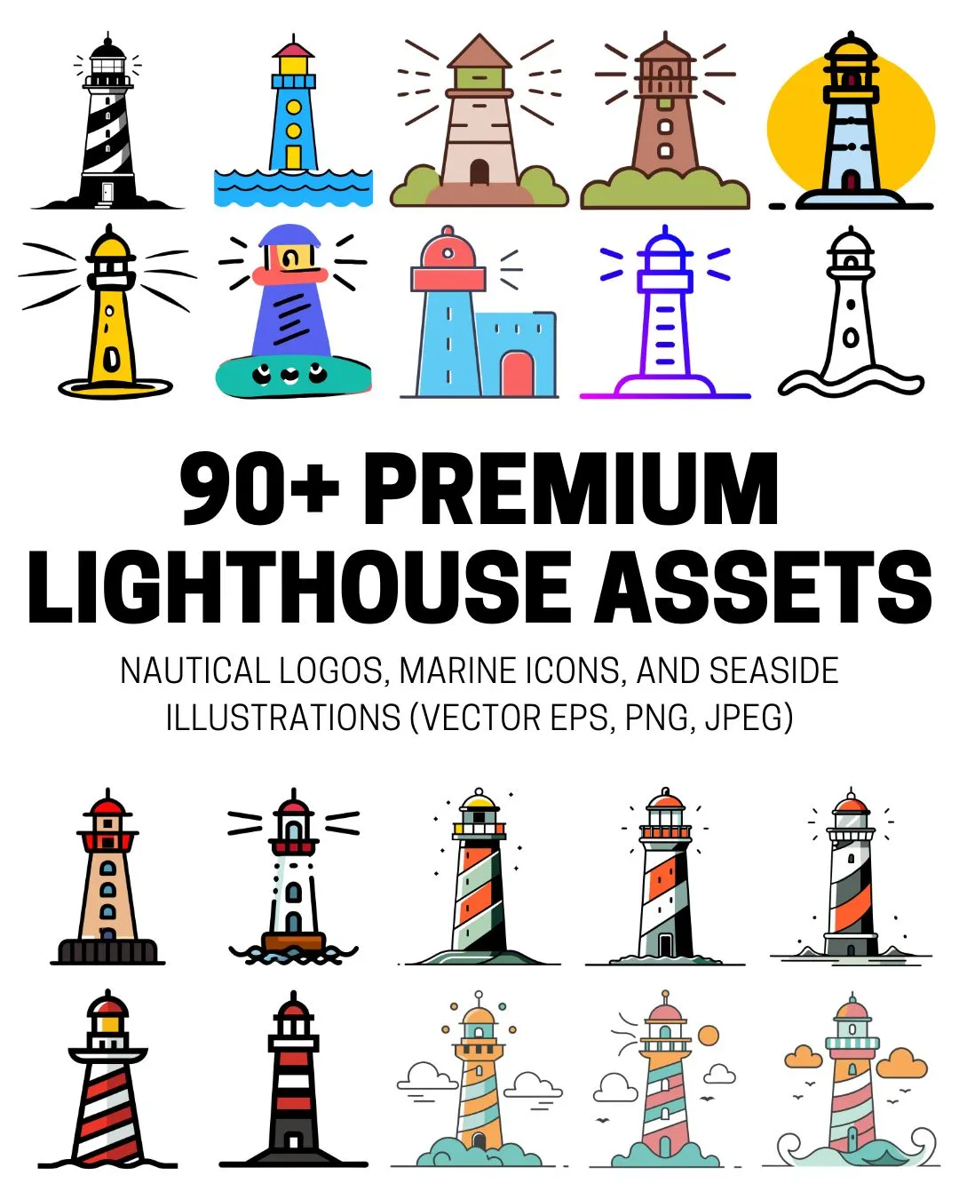 90+ Lighthouse & Coastal Adventure Bundle