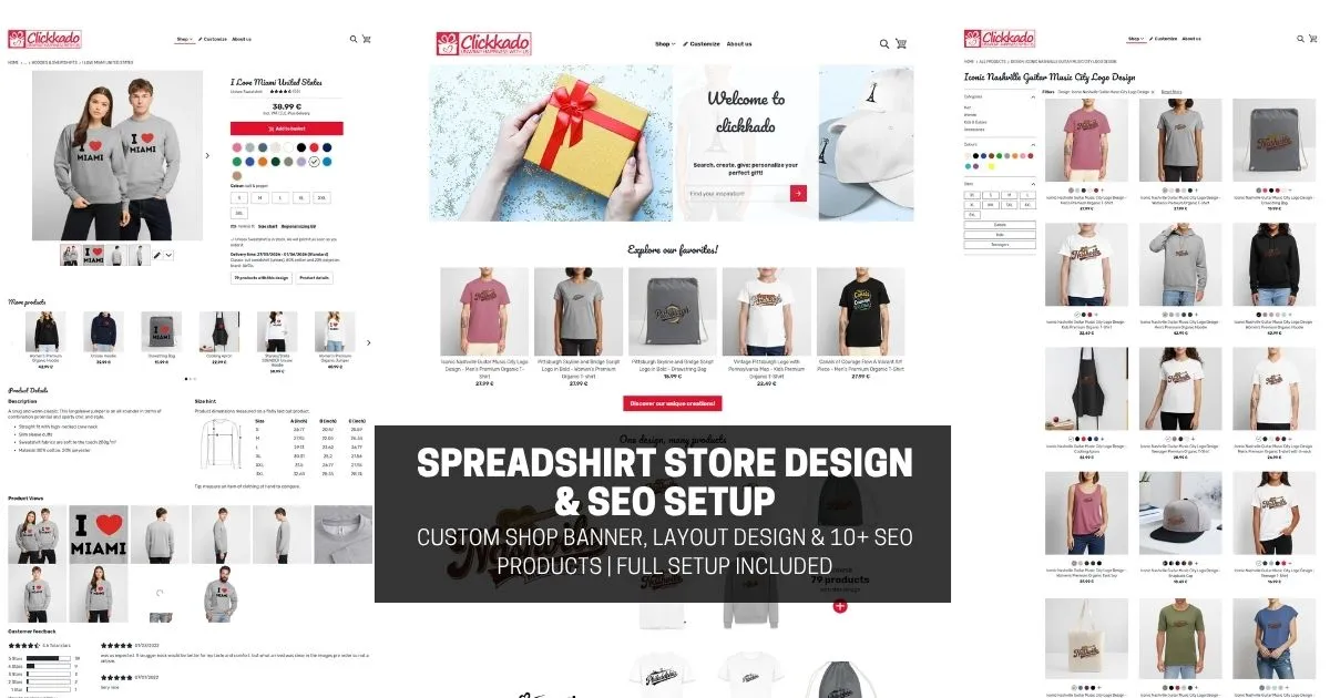MBS Contact - Spreadshirt Store Customization and SEO | Custom Shop Banner & Layout Setup